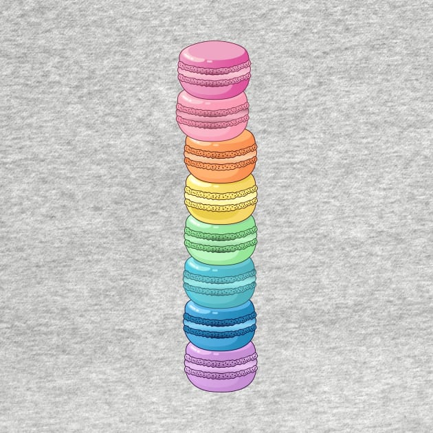 Rainbow Macaron Stack by BF Patterns